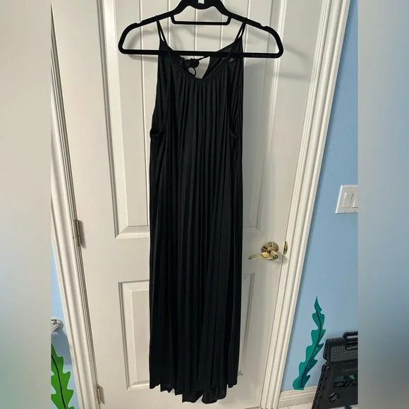 Mossimo Maxi Black Sleeveless Dress Large - Picture 1 of 8